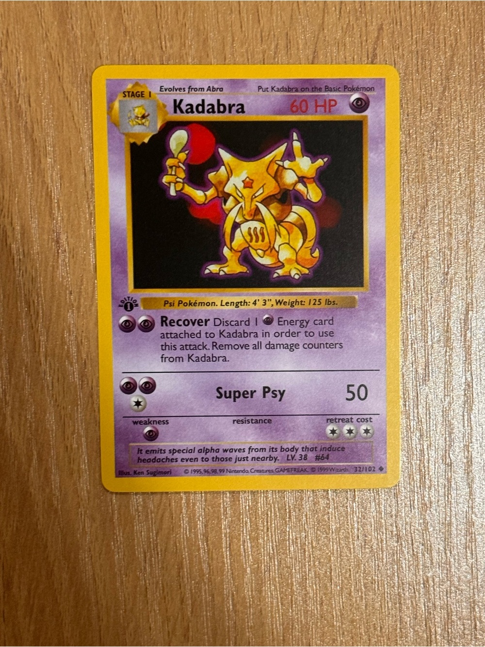 Kadabra base set custom